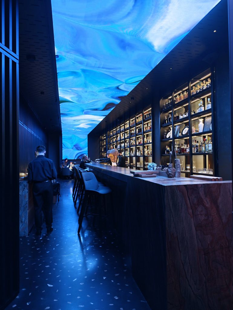 Olluco's bar is a visual masterpiece